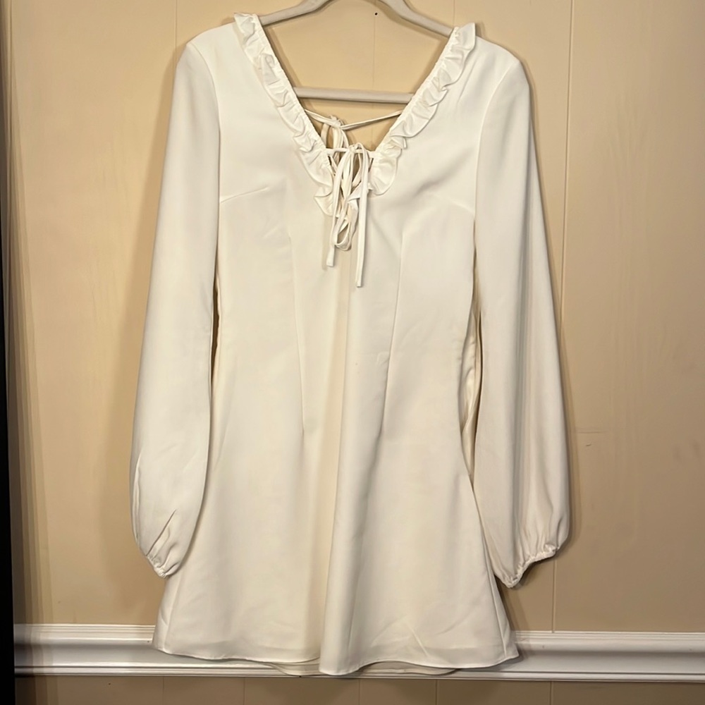 Tiger Mist white dress - small